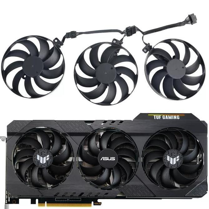 Fan kipas ASUS TUF gaming RTX 3060 3070 3080 3090 88mm 7pin DIY OEM