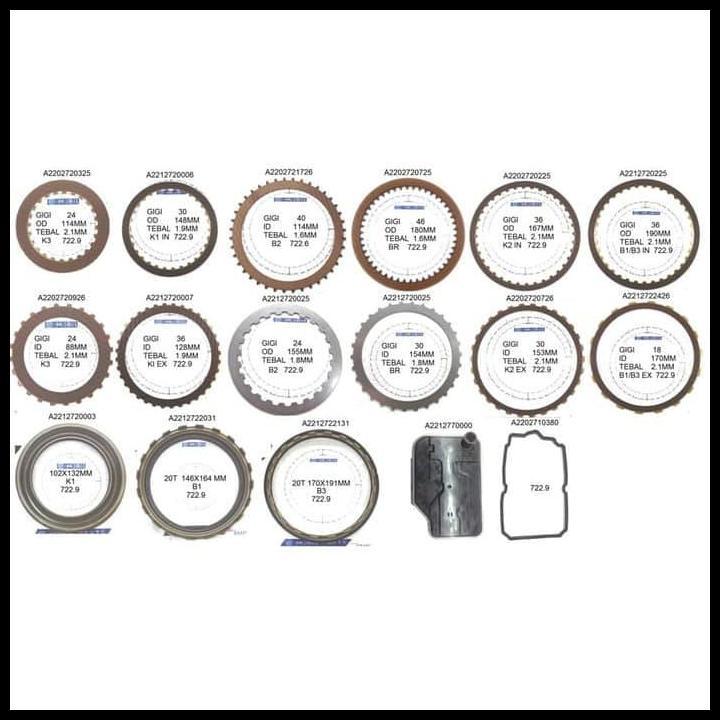 GRATIS ONGKIR MERCY 7G-TRONIC 722.9 MATIC PACKING CARTER A2202710380 