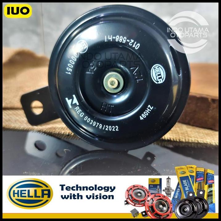 TERBARU KLAKSON HELLA MOTOR 12V SINGLE DISC HORN S70 KLAKSON MOTOR HELLA 