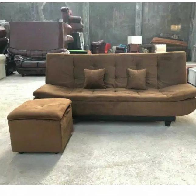 SOFA BED MINIMALIS KURSI TAMU KURSI TUNGGU SOFA RETRO SOFA BED MURA