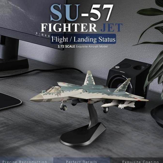 WESELTON SU-57 Pesawat Model 1:72 Pesawat Tempur Mainan Pesawat Tempur Model Militer
