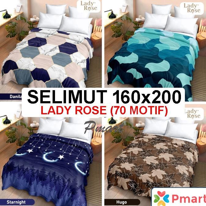 SELIMUT LADY ROSE 160x200 / LADY ROSE SELIMUT / BLANKET LADY ROSE