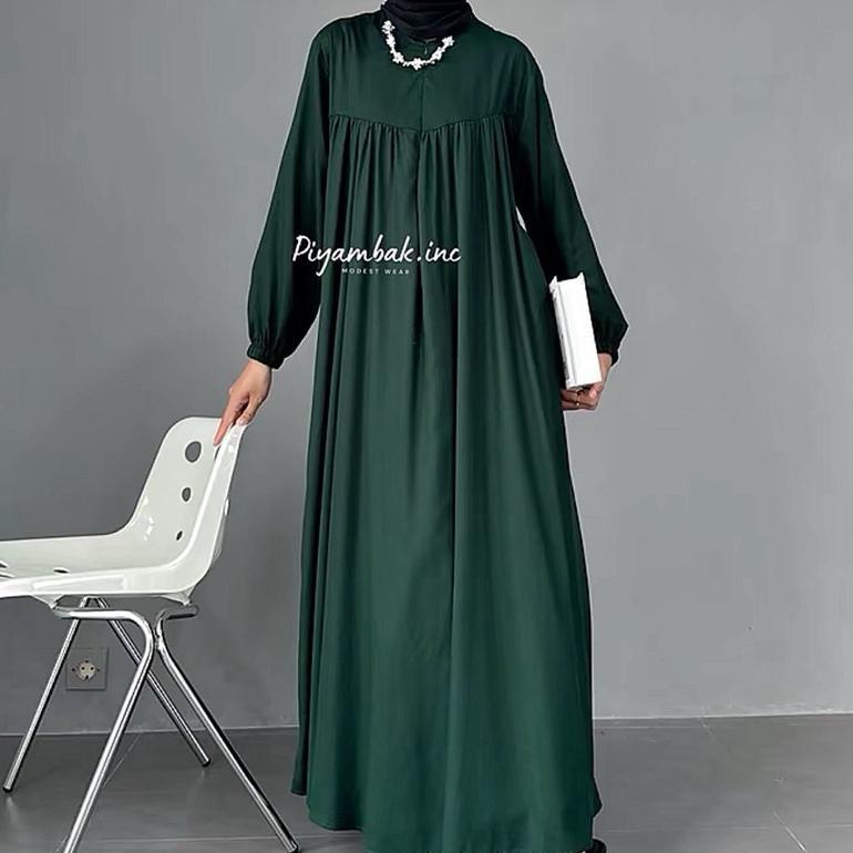 Promo  Inara Polos Rayon Twill Ld 1110,20,130,140 Inara Polos Jumbo Rayon Twill Bigsize//Gamis Lebar