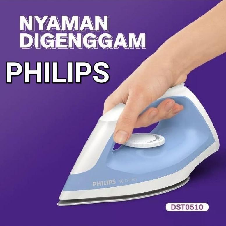 Setrika philips teflon anti lengket/gosokan philips anti lengket