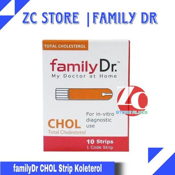 NEW familyDr CHOL Strip Koleterol