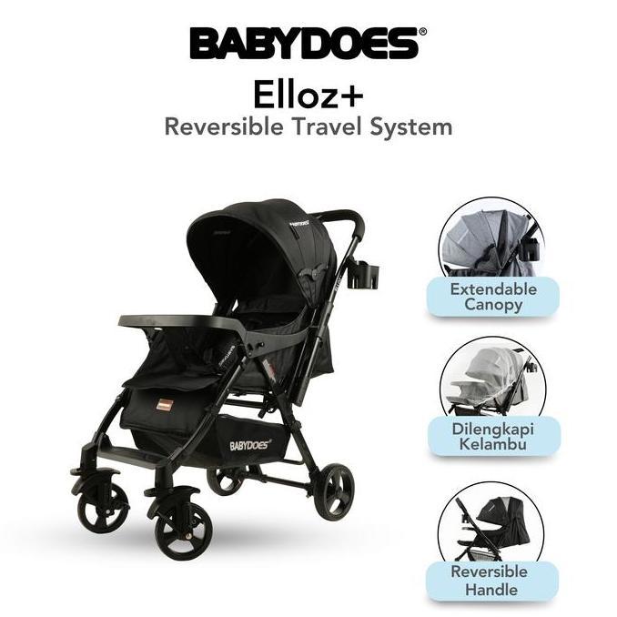 BABYDOES ELLOZ+ Reversible Stroller