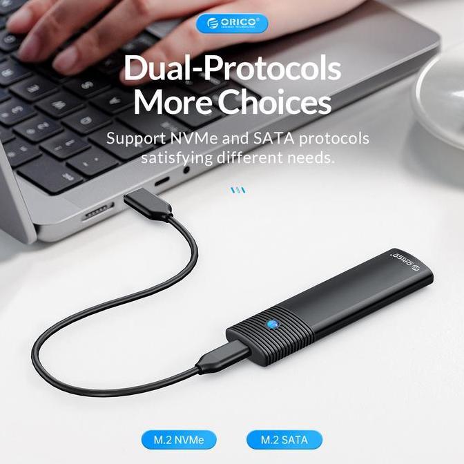 NEW ORICO M2 NVMe / M2 SATA NGFF / Dual Protocol Enclosure - PWDM2-G2