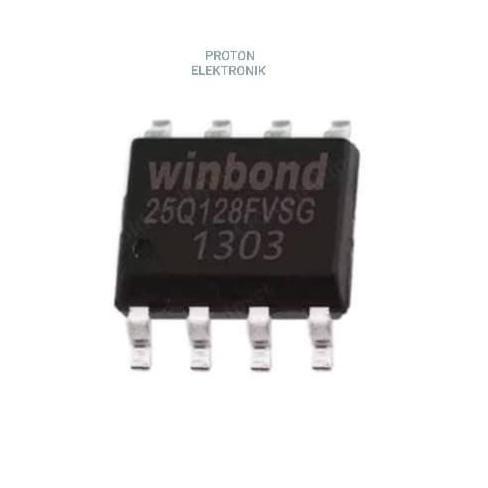 IC Memory Bios Laptop TV dll 16MB Winbond W 25Q128 W25Q128 W25Q128JVSQ