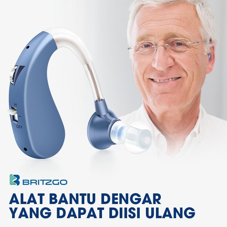 READY Britzgo Alat Bantu Dengar asli rechargeable digital alat pendengaran telinga orang tua origina