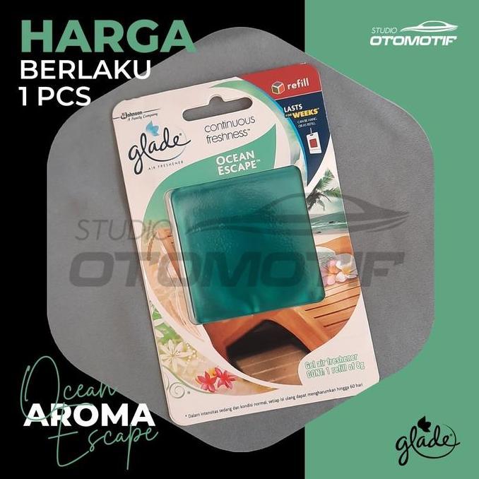 Promo Pewangi Mobil Ruangan Ocean Escape Glade Sensations Refill Parfum 8Gr Cod