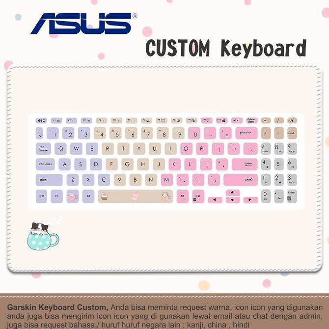 ASUS Stiker Keyboard | Universal Keyboard Garskin Laptop