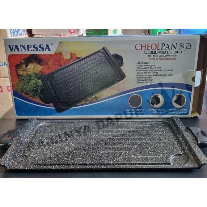 kochipan panggangan grill segi panjang teflon