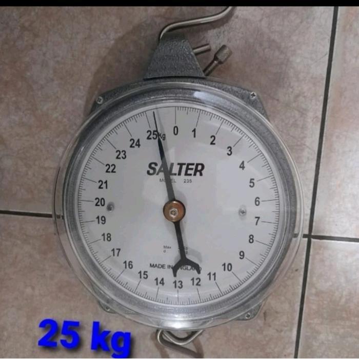Timbangan Salter 25kg / Timbangan Gantung Salter 25 kg Asli England