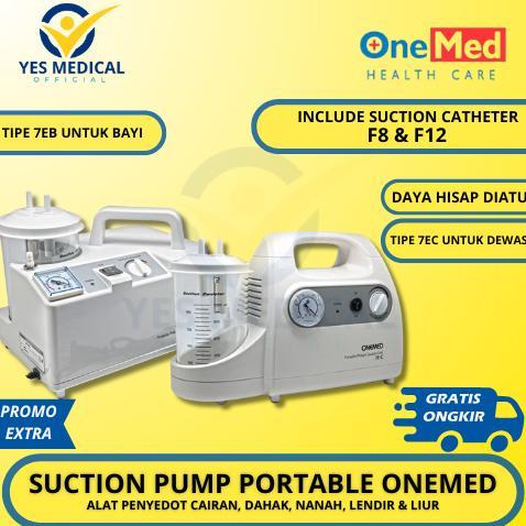 READY Onemed Suction Pump Untuk BAYI atau DEWASA Portable Onemed 7 EC 7EB Alat Penyedot Lendir Dahak