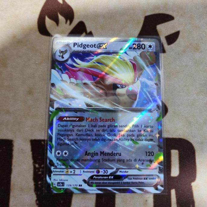 Pidgeot EX RR Kartu Pokemon TCG Indonesia