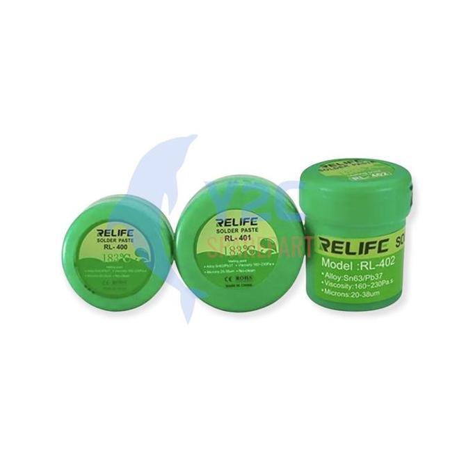 TIMAH CAIR / SOLDER PASTA RELIFE RL-400 / RL-401 / RL-402 RL / 404 LOW