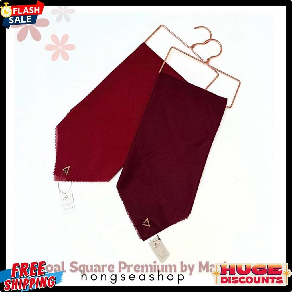 Marlene - Hijab Voal Square Segi Empat Polos Premium (Batch 2)