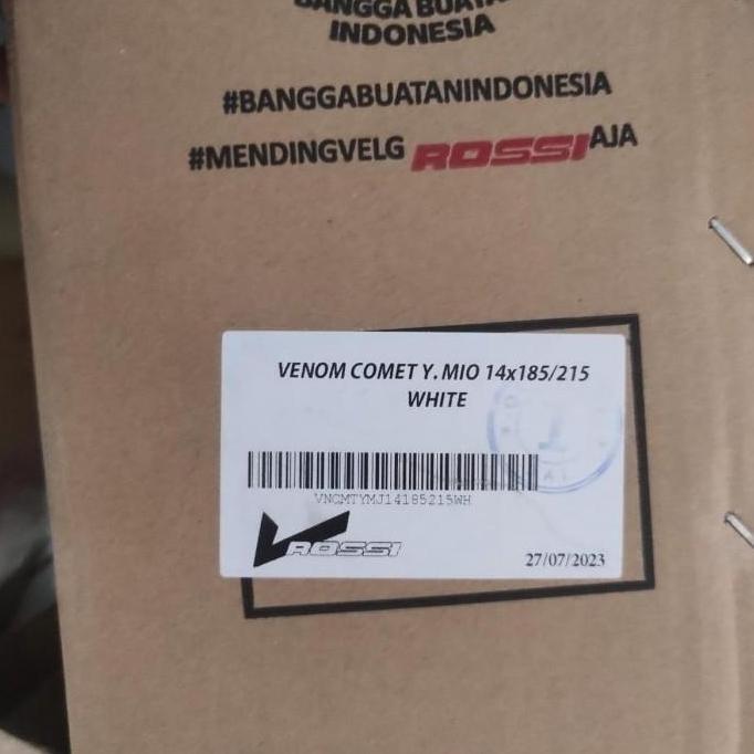Velg vleg Rossi Vrossi Palang 8 Venom Comet Mio Sporty Smile - White