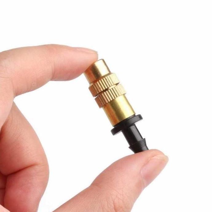 10 PCS Water Mist Sprinkler Kabut Embun Irigasi Air Nozzle Spuyer Head