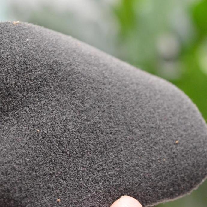 Promo Kain Bludru Semi Suede Bludru Abu2 Tua Soft Motif Original Katana 2000 Bagian Pinggir Cocok Ju