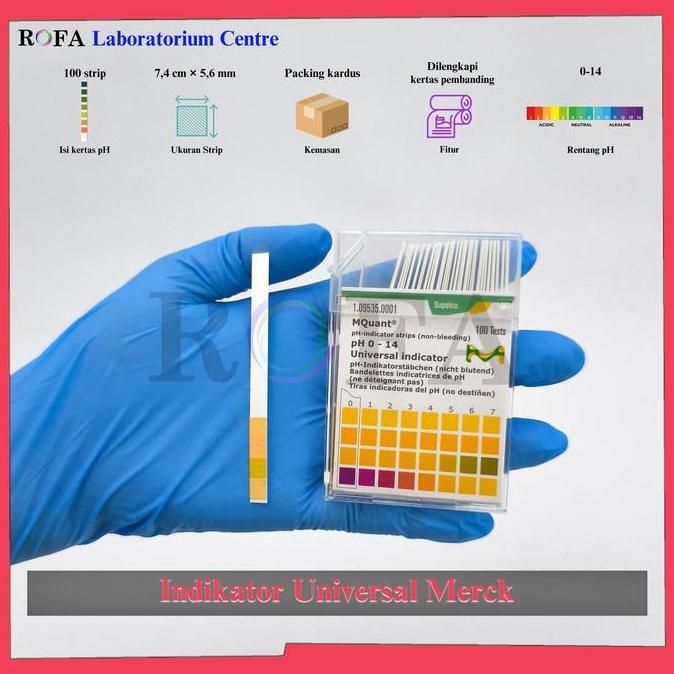 Mjerni- Indikator Universal / Universal Indicator / Kertas Ph / Ph Paper / Lakmus Universal / Ph Tes