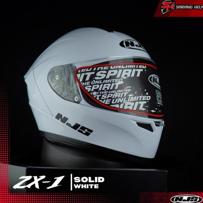 TERMURAH - NJS ZX-1 Solid - Helm Full Face | NJS ZX | ZX | ZX Polos | Helm NJS ZX | Helm NJS Polos |