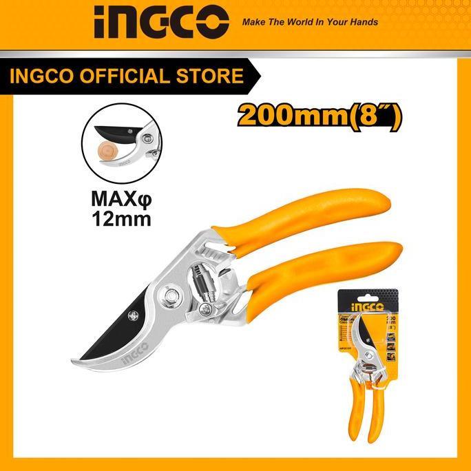 gunting dahan bunga - pruning shears 8inch abs - ingco hps0109