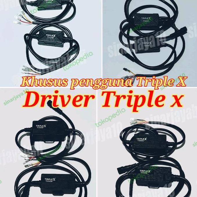 TERMURAH - khusus driver lampu led triple x M1 X1 M3 M5 sorot tembak kabut laser