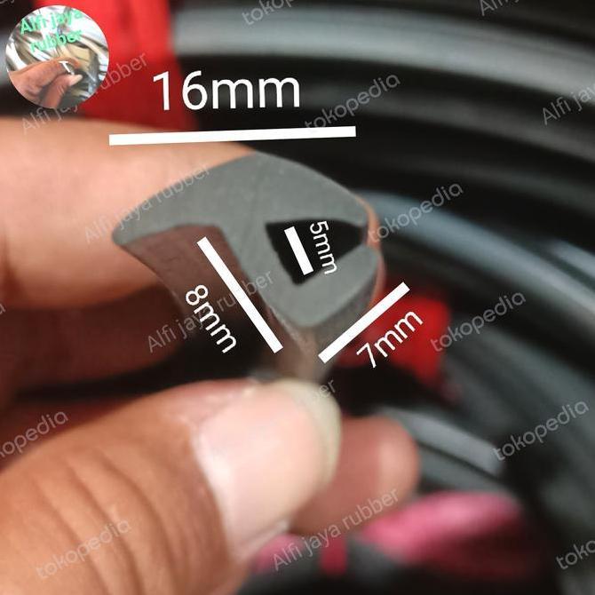 Karet List Kaca Mobil Universal