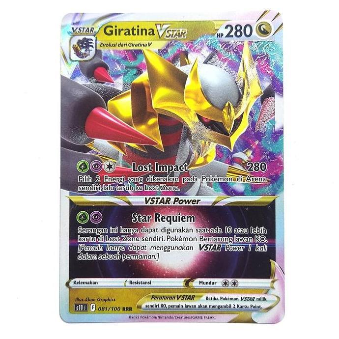 Giratina VSTAR RRR 081/100 S11 - Kartu Pokemon Indonesia