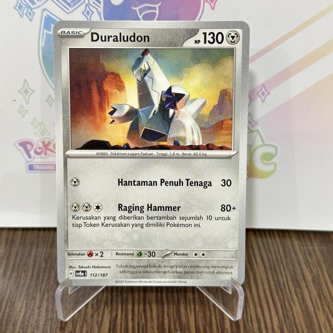 Kartu Pokemon Indonesia - Terastral Festival Indonesia - Duraludon 112/187