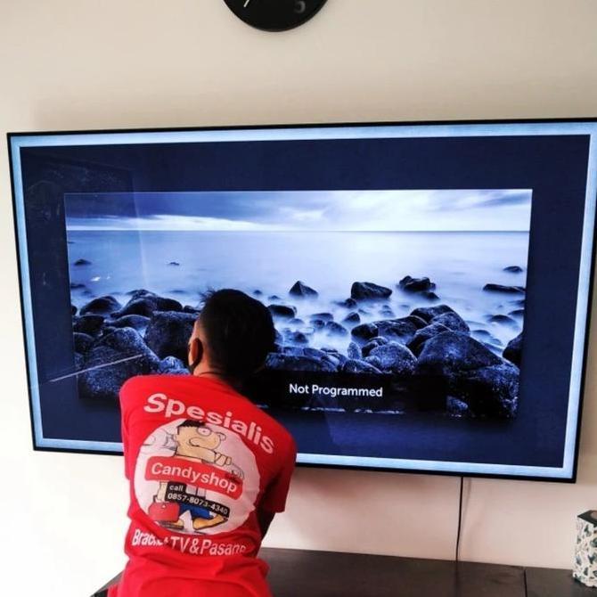 Youii- Candyshop Jasa Pasang Bracket Tv Led & Lcd 32 S/D 98 Inch Pemasangan Bracket Tv