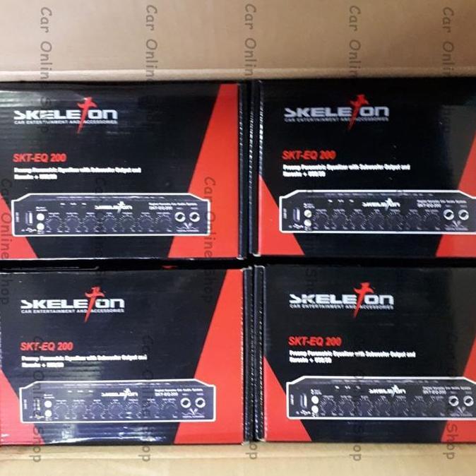 TERBARU - Preamp Parametric Equalizer Karaoke Mobil SKT-EQ100 Skeleton EQ100 EQ 200 EQ300 EQ 100 200