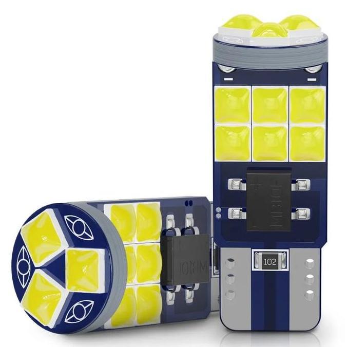 Lampu Led T10 W5W 15 Smd Chip 3030 Sein Sen 15 Mata Dajjal Motor Mobil