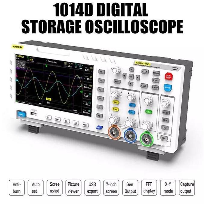 FNIRSI-1014D DIGITAL OSCILLOSCOPE 2 IN 1 DUAL CHANNEL