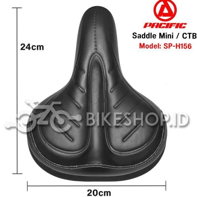 Promo Jok Sadel Sepeda Lipat/Ctb/Mtb Pacific Original Lebar Kuat Dan Empuk Cod
