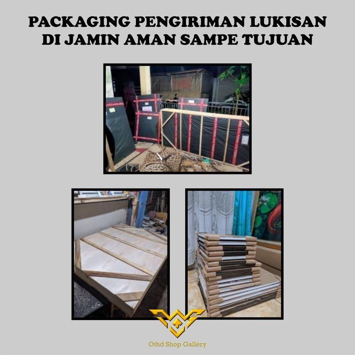 Lukisan Pemandangan Lukisan Asli Lukisan Besar Lukisan Handmade Lukisan Tangan Asli , Cocok untuk De