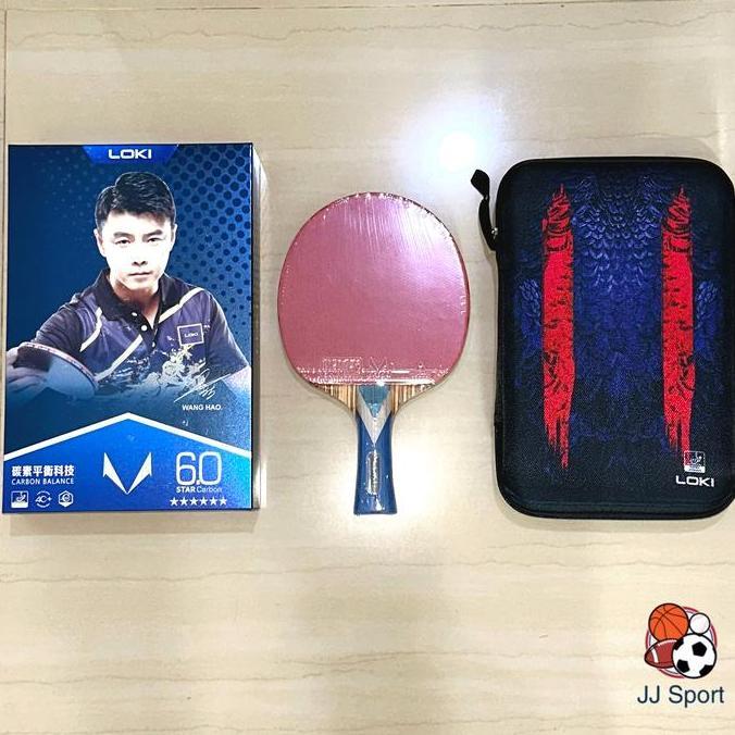 NEW Bet Pingpong Bet Tenis Meja Bat Pingpong Loki 6star Carbon ORIGINAL