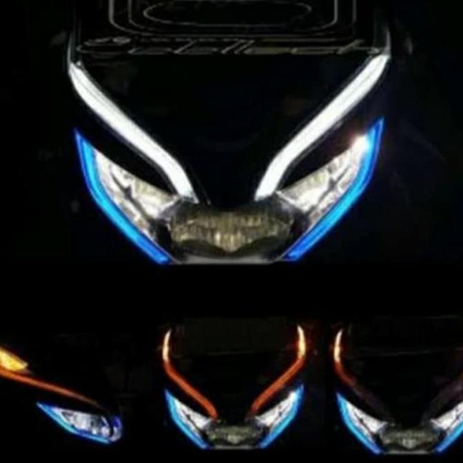 Lampu Fleksibel Motor Mobil Drl Led Warna Warni