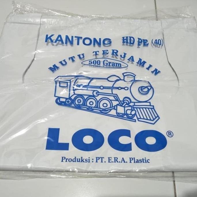 Picnpic- Kantong Plastik Kresek Hd Pe Putih / Plastik Packing Serbaguna 35X55/ 40X60