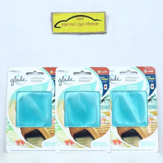 Promo Parfum Mobil Glade Continuous Ocean Escape Refill - Pewangi Mobil Cod