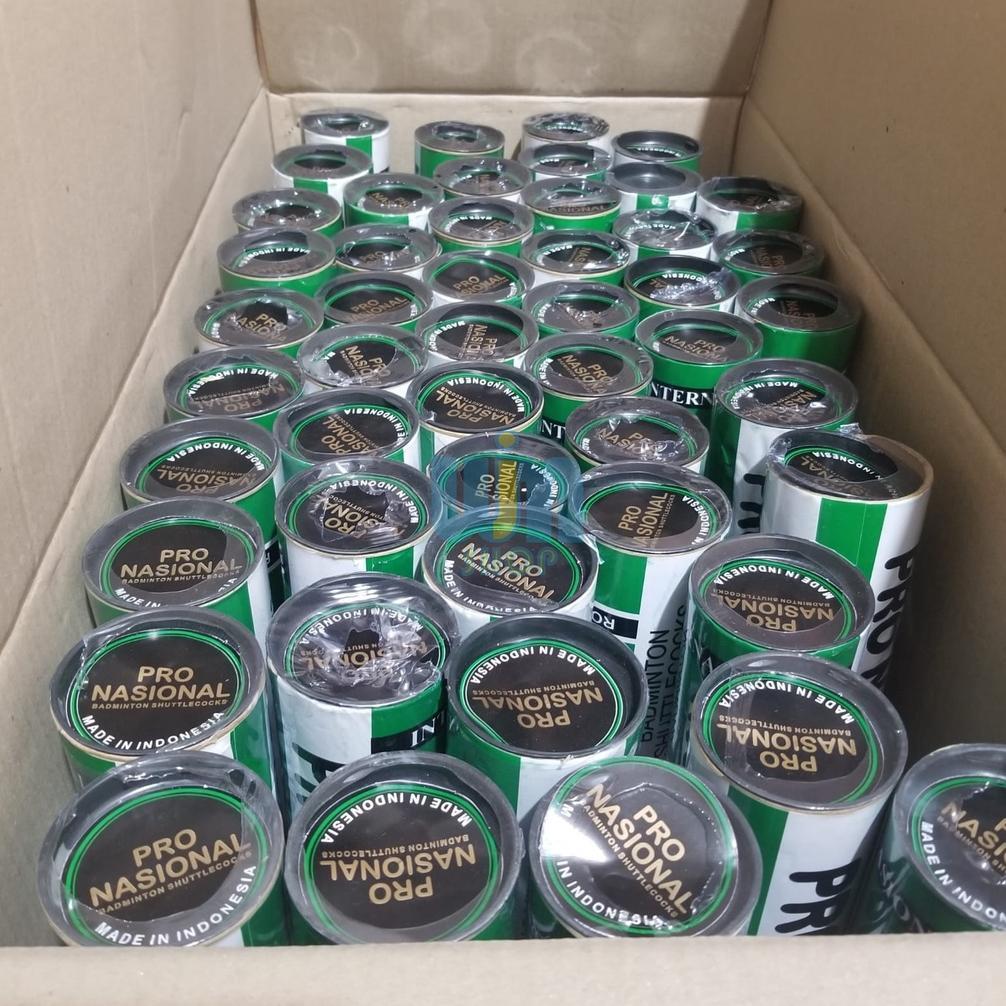 premium shuttlecock badminton kok bola bulutangkis nasional pro hijau 1 slop
