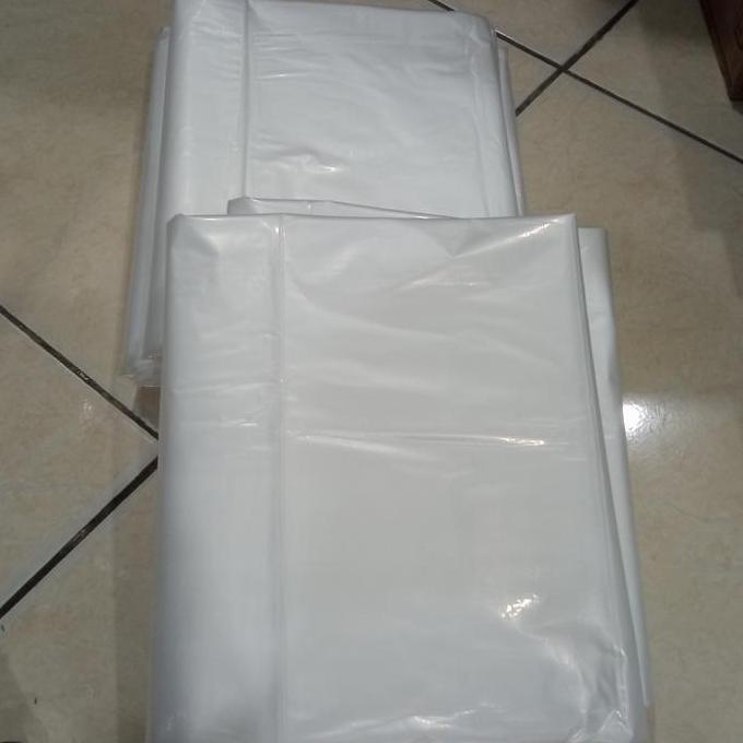 Picnpic- Kantong Plastik Pe Bening  Besar Transparan Ukuran 60X100 Cm 12 Pcs
