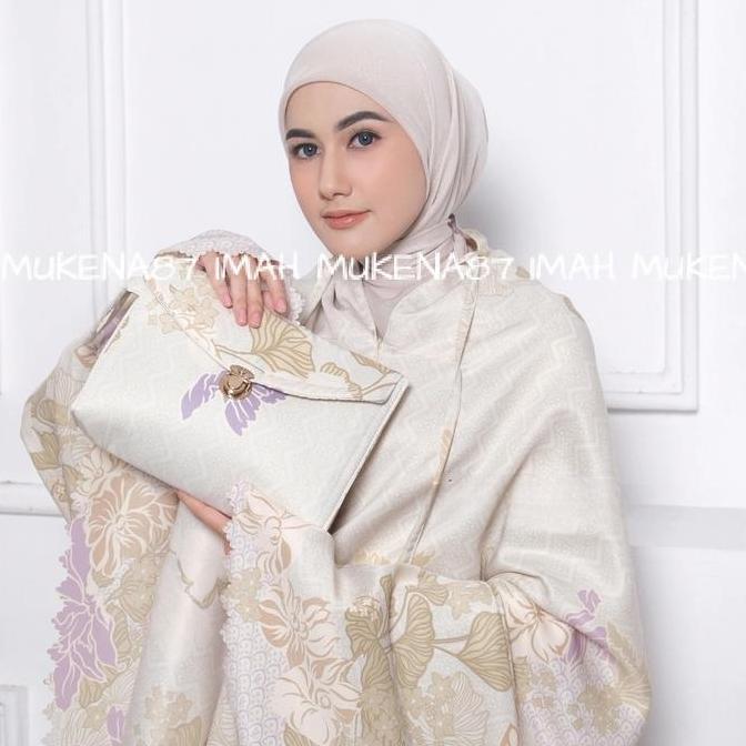 MUKENA DEWASA MEWAH MAXMARA LUXURY LASERCUT 2IN1 MEWAH ELEGAN