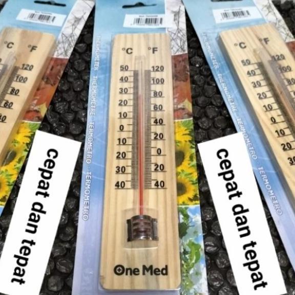 thermometer ruangan onemed/thermometer ruangan kayu