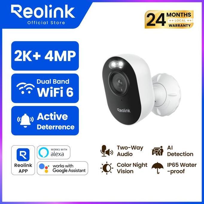 TERBARU - REOLINK Lumus WiFi Outdoor CCTV with Color Night Vision Spotlight