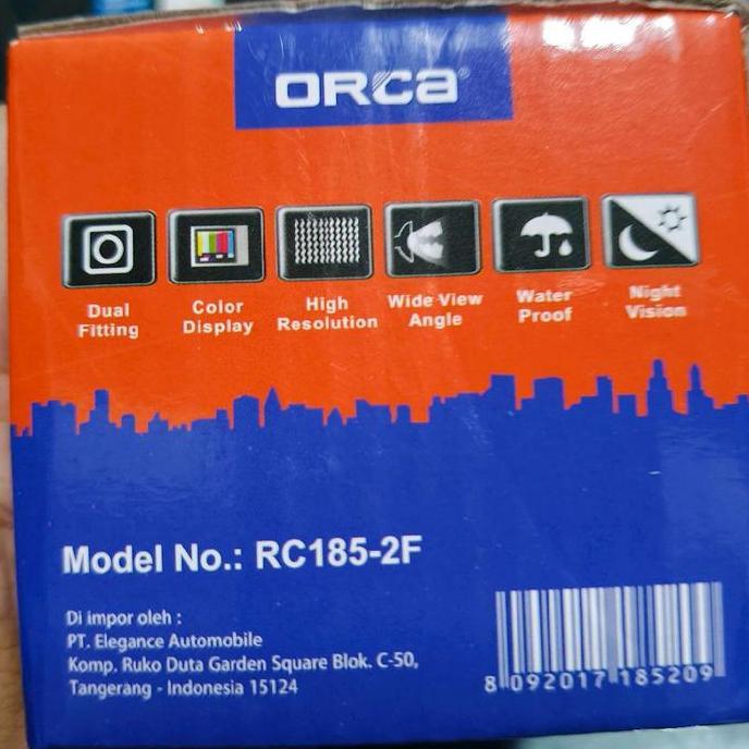 Kamera Mundur Parkir Orca RC-169  atau Orca RC 185-2F Camera Park Universal Kamera Mobil Car Reverse