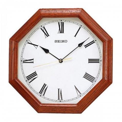 Jam dinding Seiko QXA152B - Wooden case