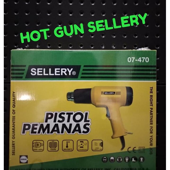 Hot Gun Sellery / Heat Gun / Pemanas Sellery Listrik