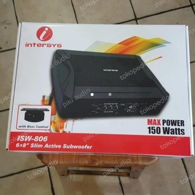 Subwoofer Kolong Jok Intersys ISW-806